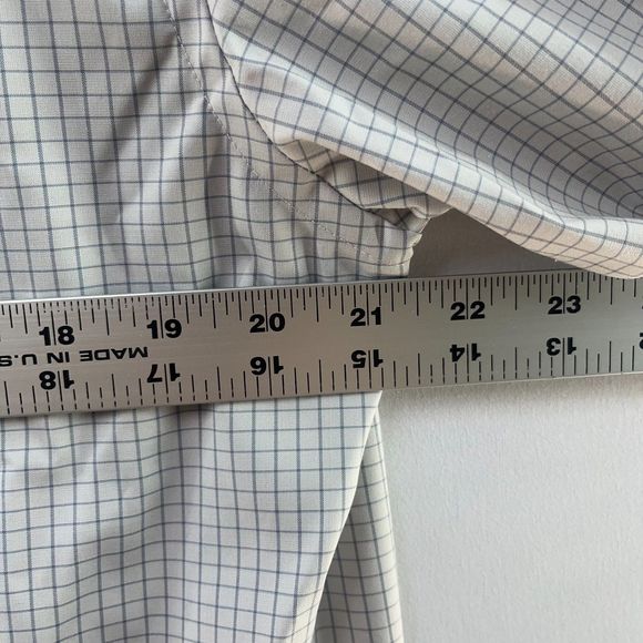 J. Crew Ludlow Light Blue and White Cotton Blend Button Down Shirt Size 16 34 - Picture 8 of 8